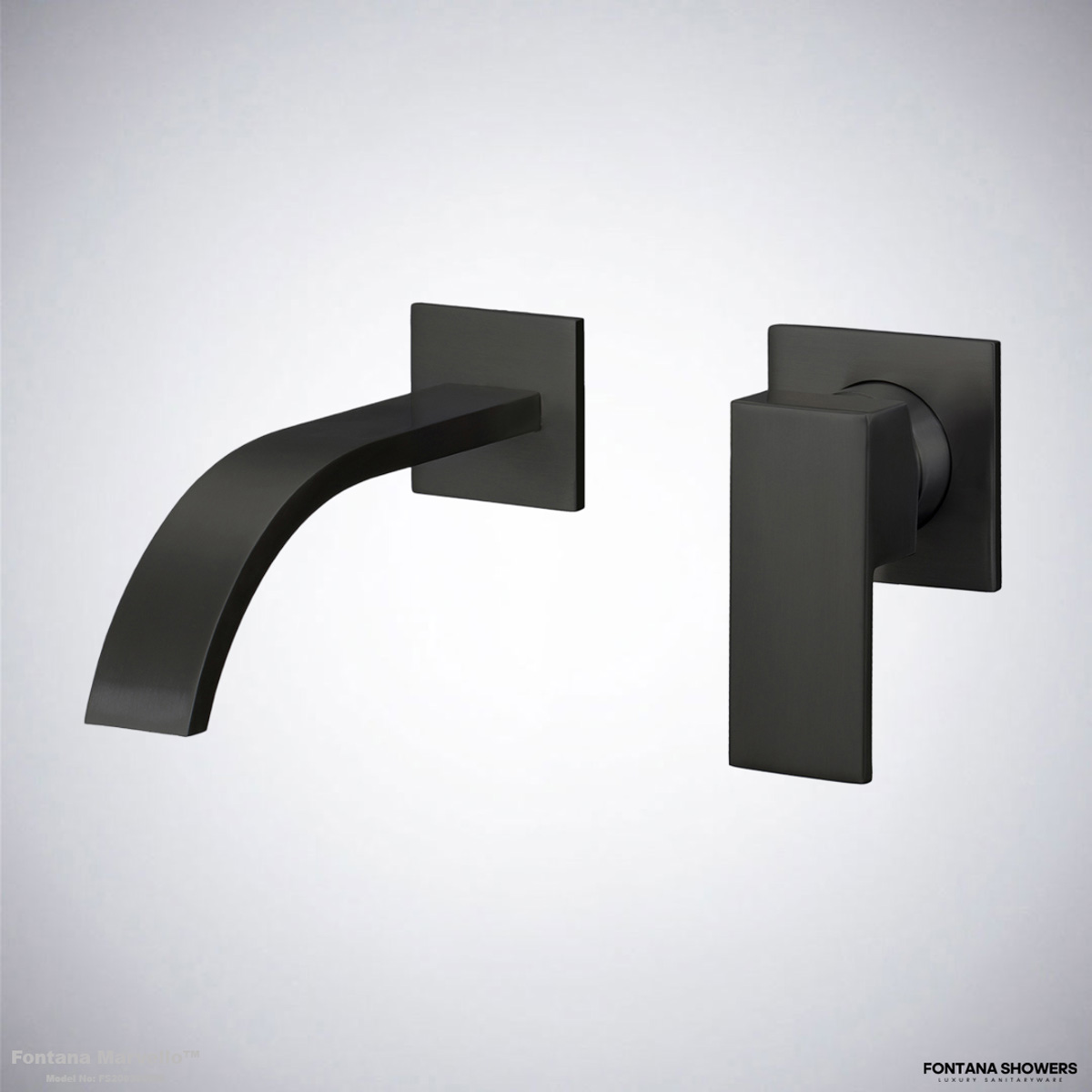 Fontana Marvello Basin Faucet in Matte Black